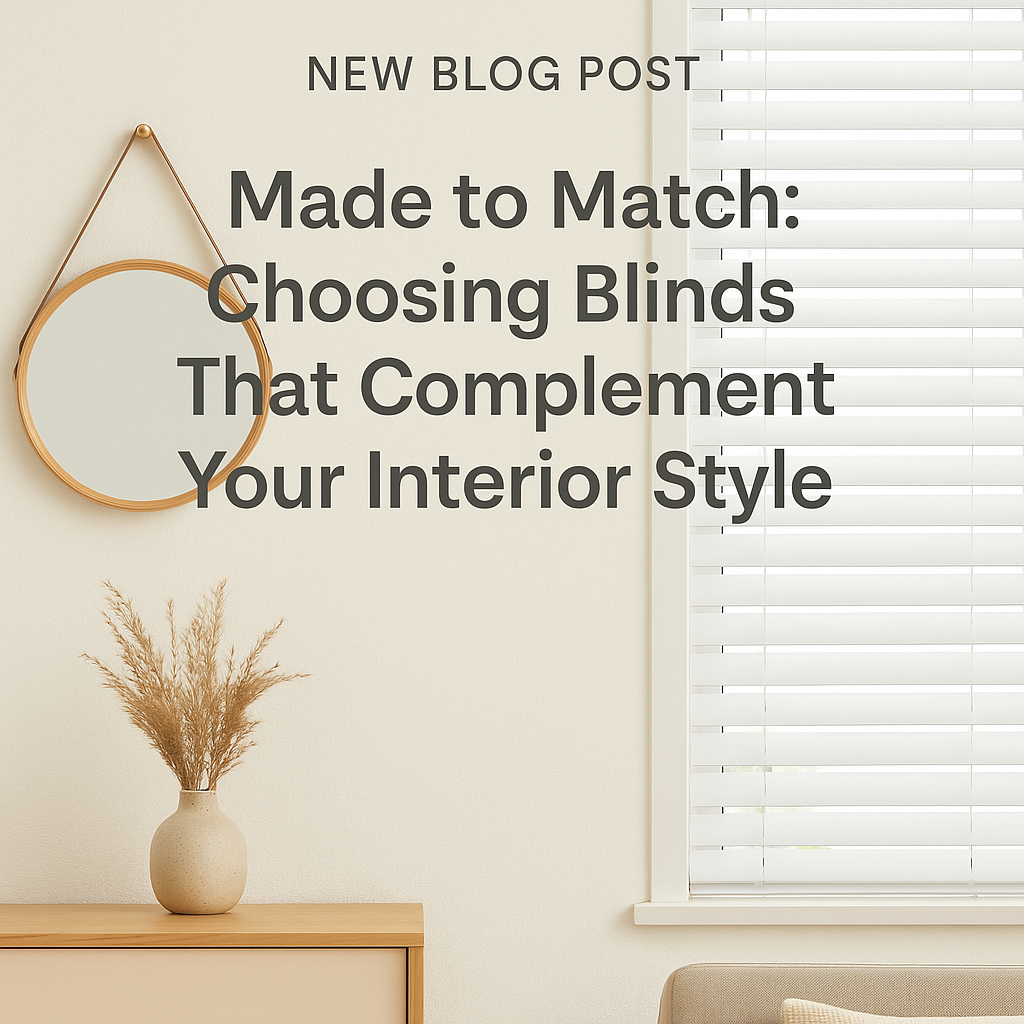 Choosing Blinds