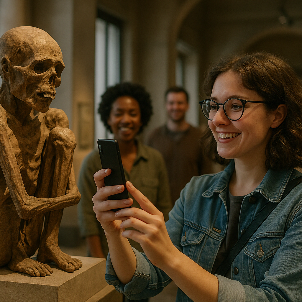 Museum staff capturing unusual artefacts that could become viral museum objects