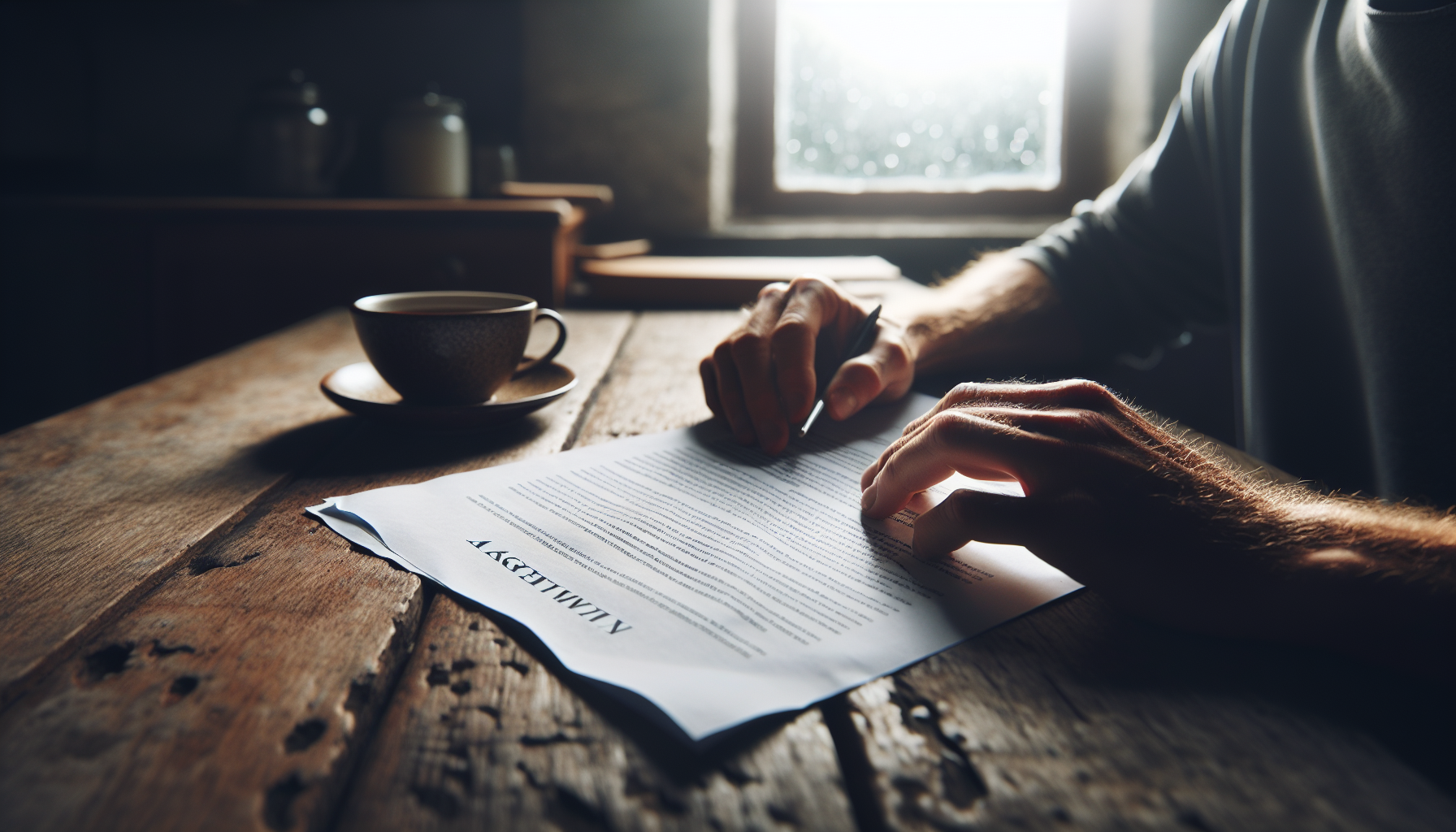 Tenant reading a rental agreement as part of navigating the UK rental market in 2026